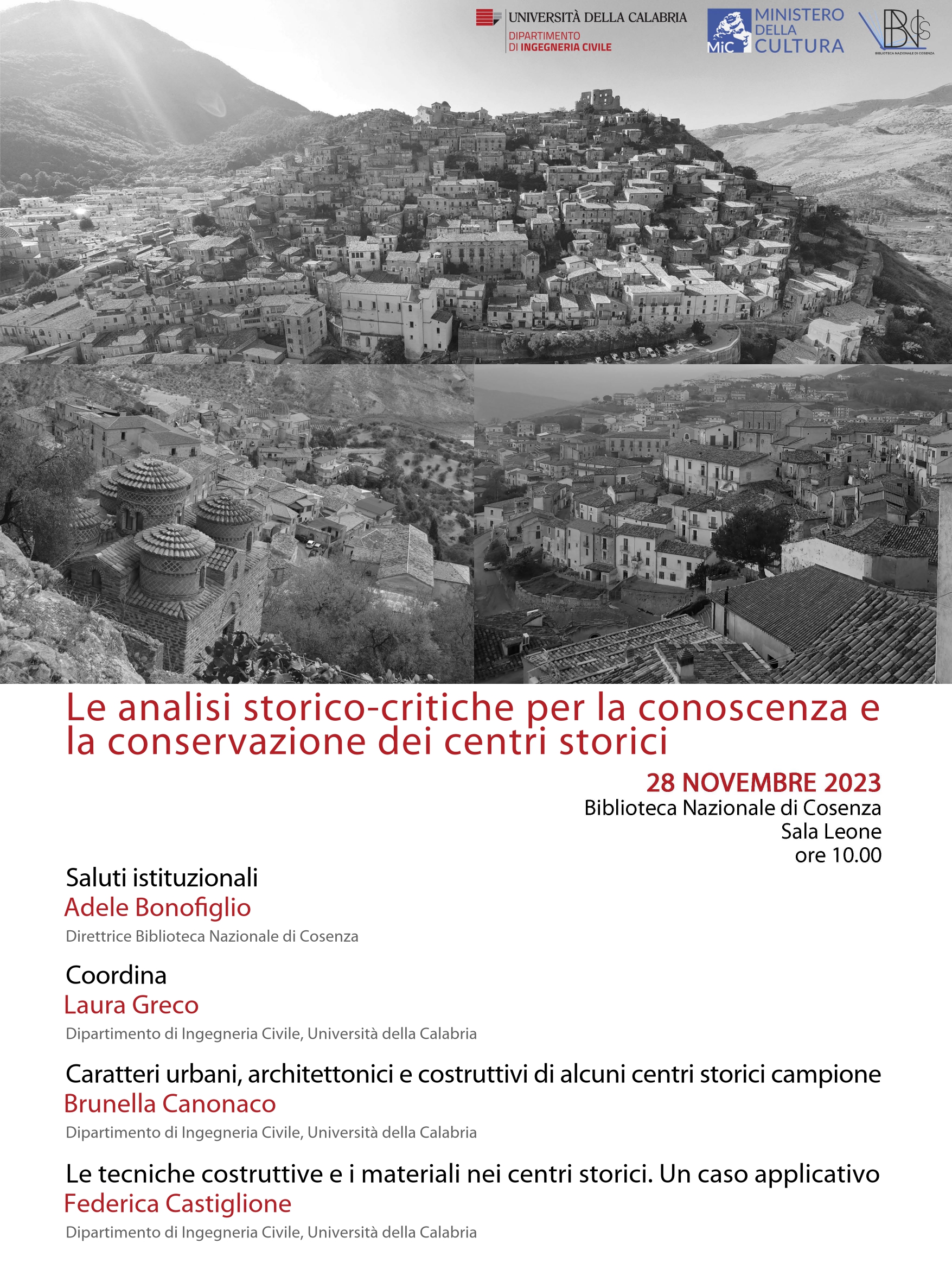 Le analisi storico-critiche per la conoscenza e la conservazione dei centri storici.